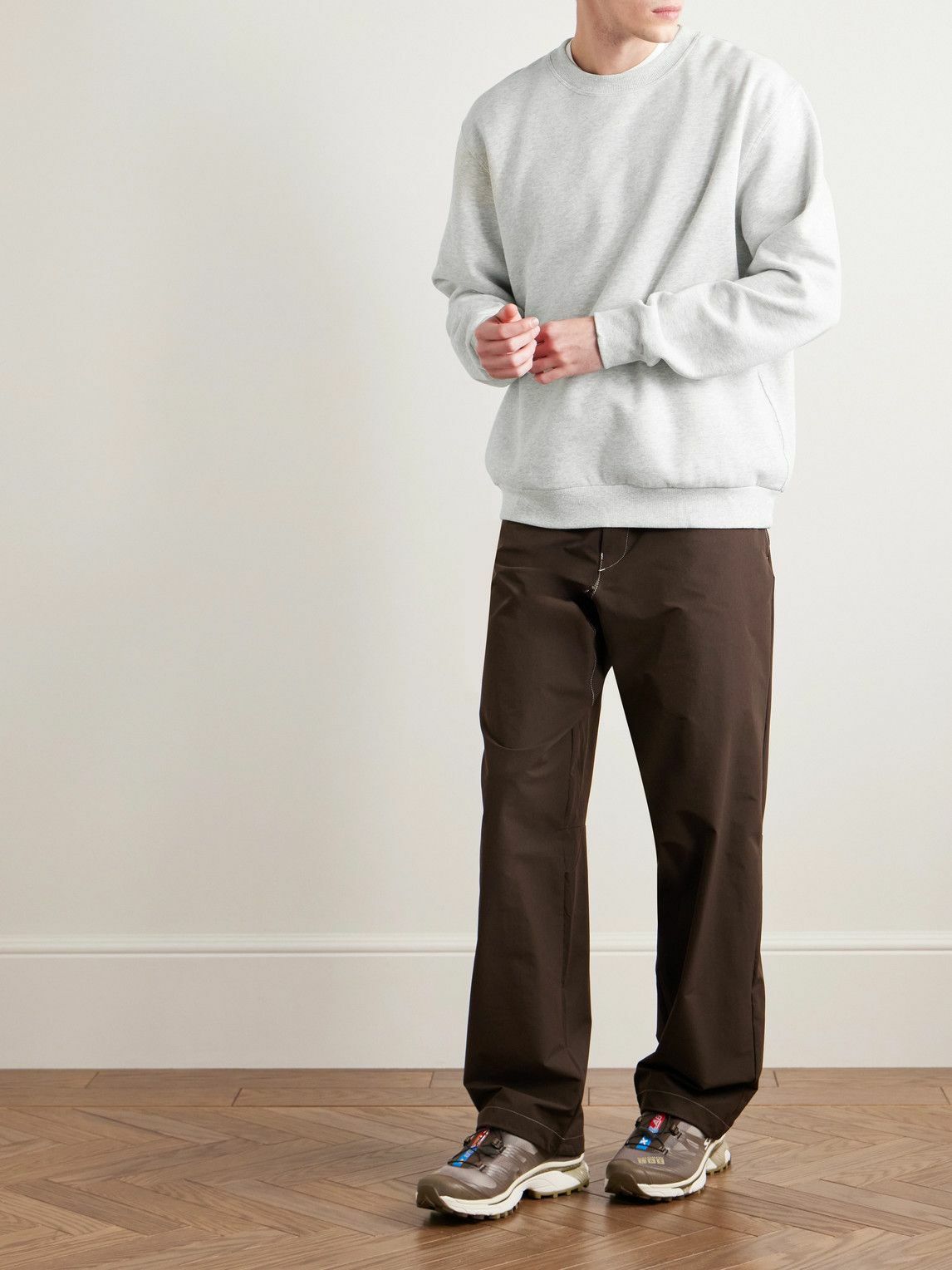Lululemon - Steady State Cotton-Blend Jersey Sweatshirt - Gray