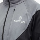 Ostrya Men's Rove Tech Half Zip Fleece in Charcoal