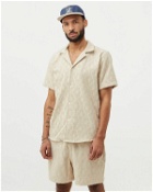 Oas Beige Machu Cuba Terry Shirt Beige - Mens - Shortsleeves