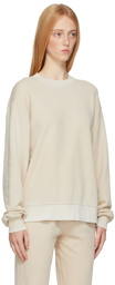 COTTON CITIZEN Beige Brooklyn Oversized Sweatshirt