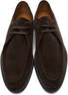 Paul Smith Brown Suede Uriah Lace-Ups