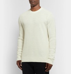 Theory - Davies Textured-Knit Linen-Blend Sweater - White