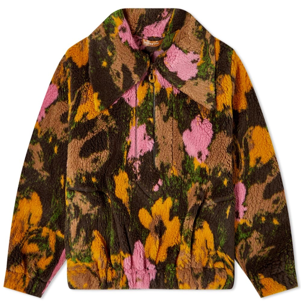Rejina Pyo Women's Tate Pullover in Faux Shearling Jacquard Floral