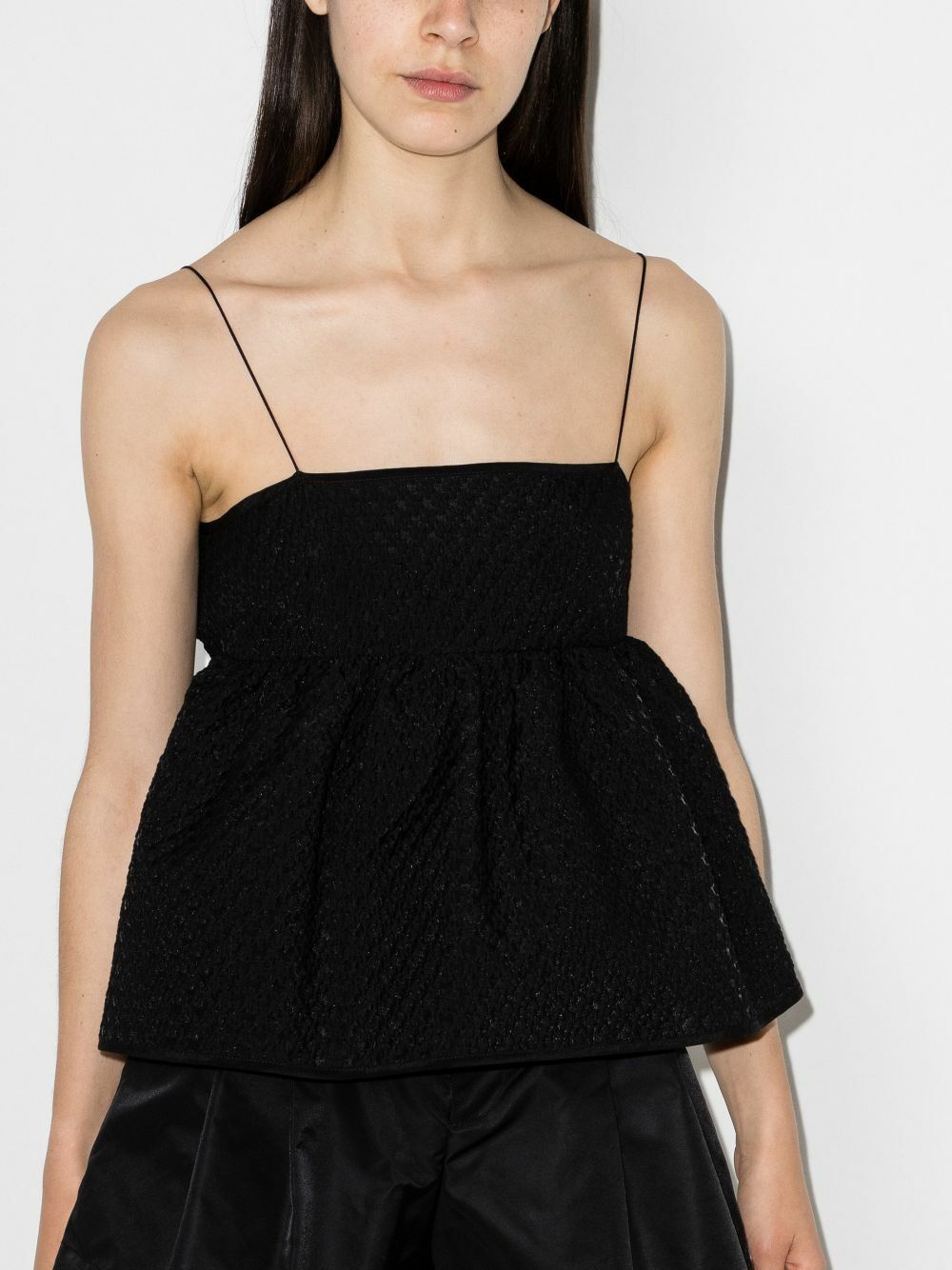 Cecilie Bahnsen Selena Peplum Top Cecilie Bahnsen