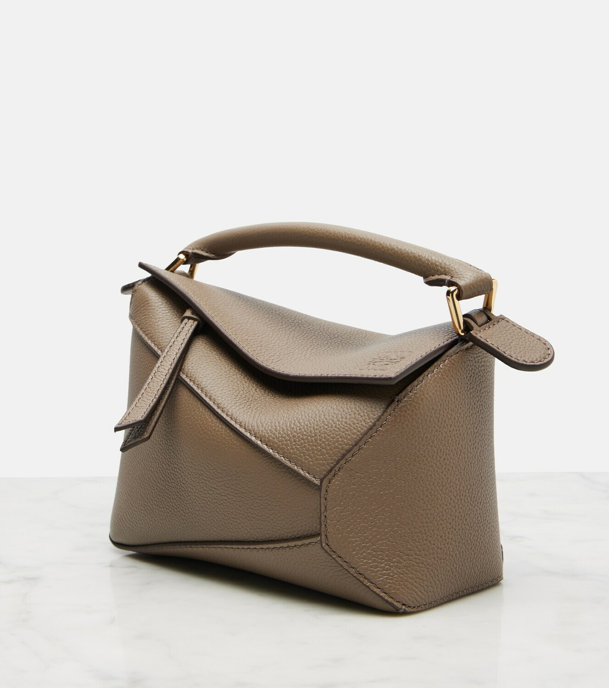 Loewe Puzzle Edge Mini leather tote bag