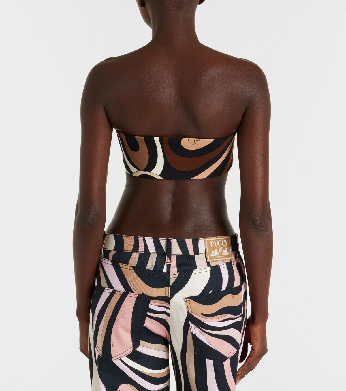 Pucci Hawaii jersey bandeau top