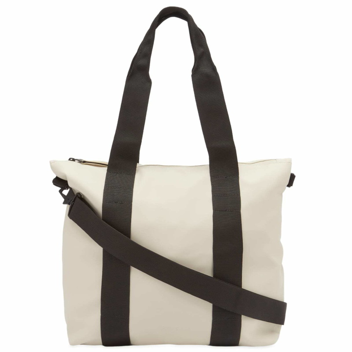 Photo: Rains Women's Mini Tote Bag in Dune 