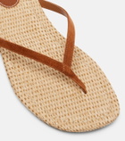 Staud Freja suede thong sandals