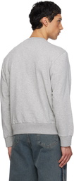 MM6 Maison Margiela Gray Spray Print Sweatshirt