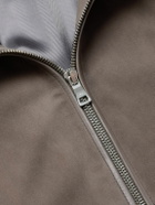 Mr P. - Suede Hoodie - Brown