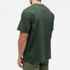 WTAPS Men's 04 Embroided Crew Neck T-Shirt in Olive Drab