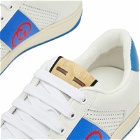 Gucci Men's Screener Sneakers in White/Blue