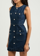 Sister Jane Rosie Embellished Denim Mini Dress