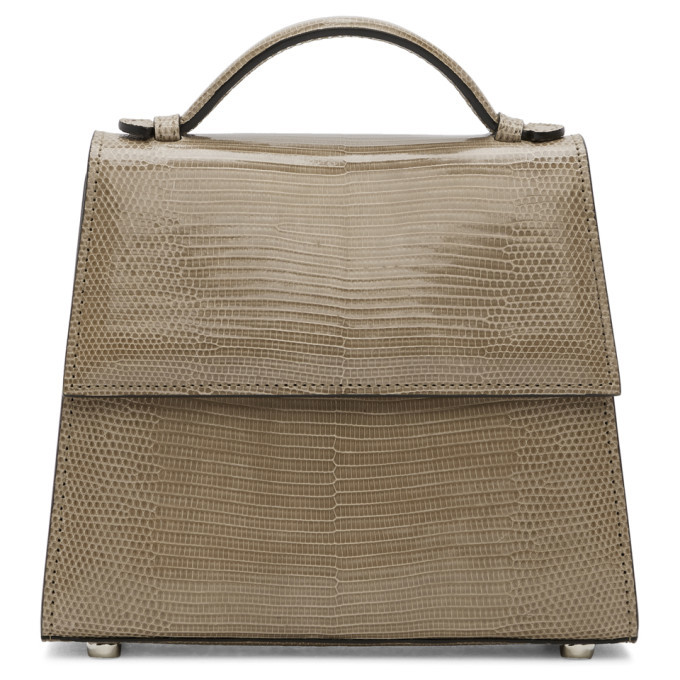 Photo: Hunting Season Taupe Small Lizard Top Handle Bag