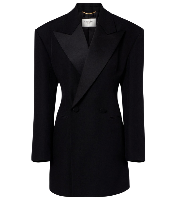 Photo: Saint Laurent Wool-blend blazer