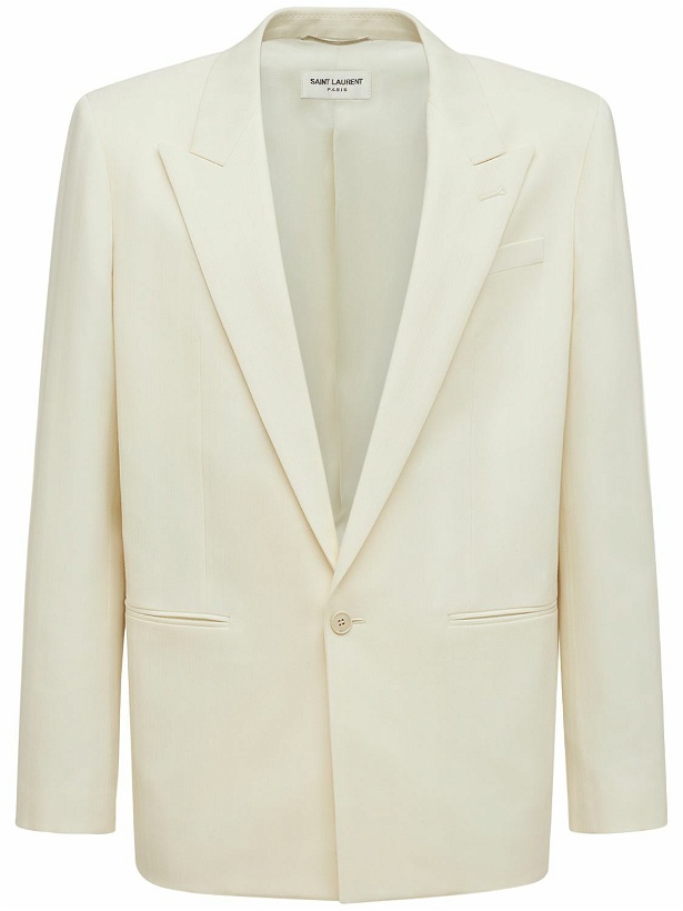 Photo: SAINT LAURENT - Wool Fitted Jacket