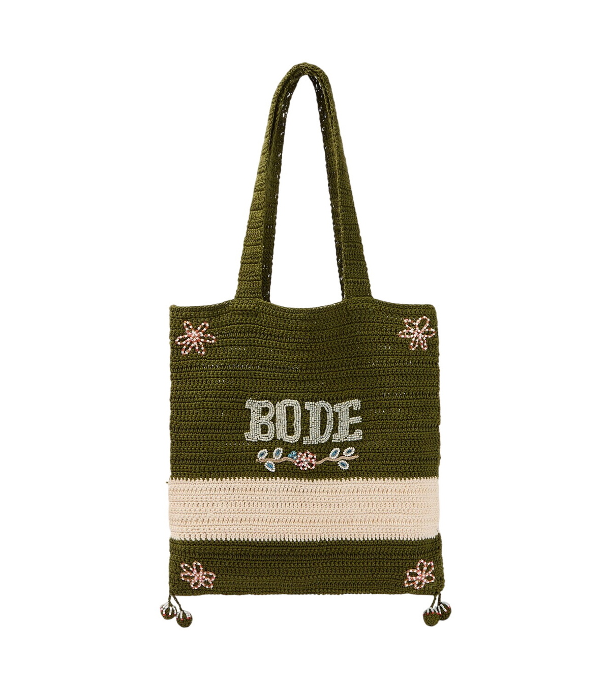 Bode Multicolor Crochet Knit Tank Top Bode