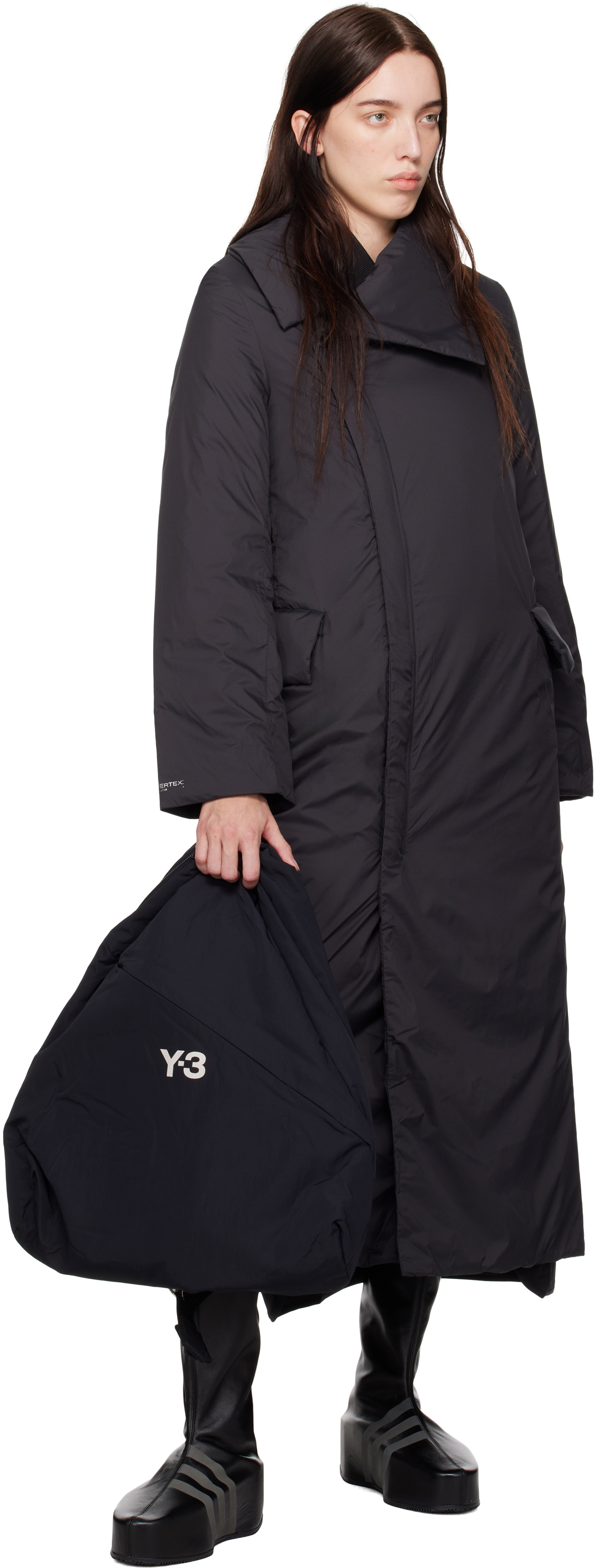 Y-3 Black Printed Backpack