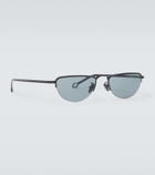 Giorgio Armani Matt round sunglasses