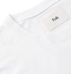 Folk - Embroidered Printed Cotton-Jersey T-Shirt - White