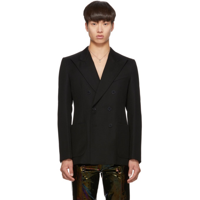 Photo: Givenchy Black Wool Pearly Buttons Blazer