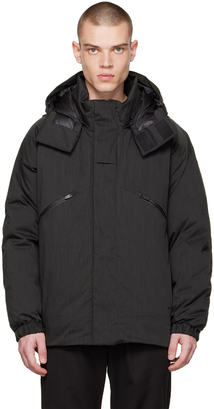 Photo: Snow Peak Black Fire-Resistant Down Jacket
