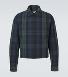 JW Anderson Checked cotton seersucker blouson jacket