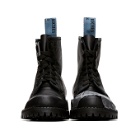 Enfants Riches Deprimes Black Adhesive Boots