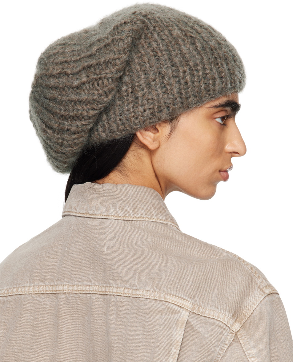 CASEY CASEY Khaki Mohair Beanie