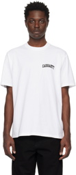 Carhartt Work In Progress White University Script T-Shirt