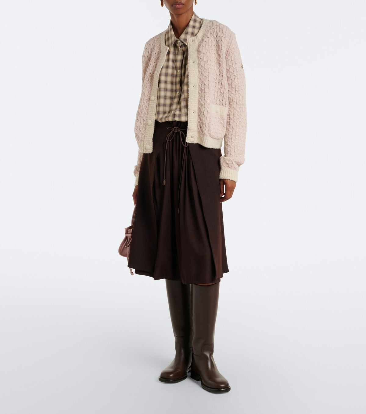 Moncler Wool and alpaca-blend cardigan