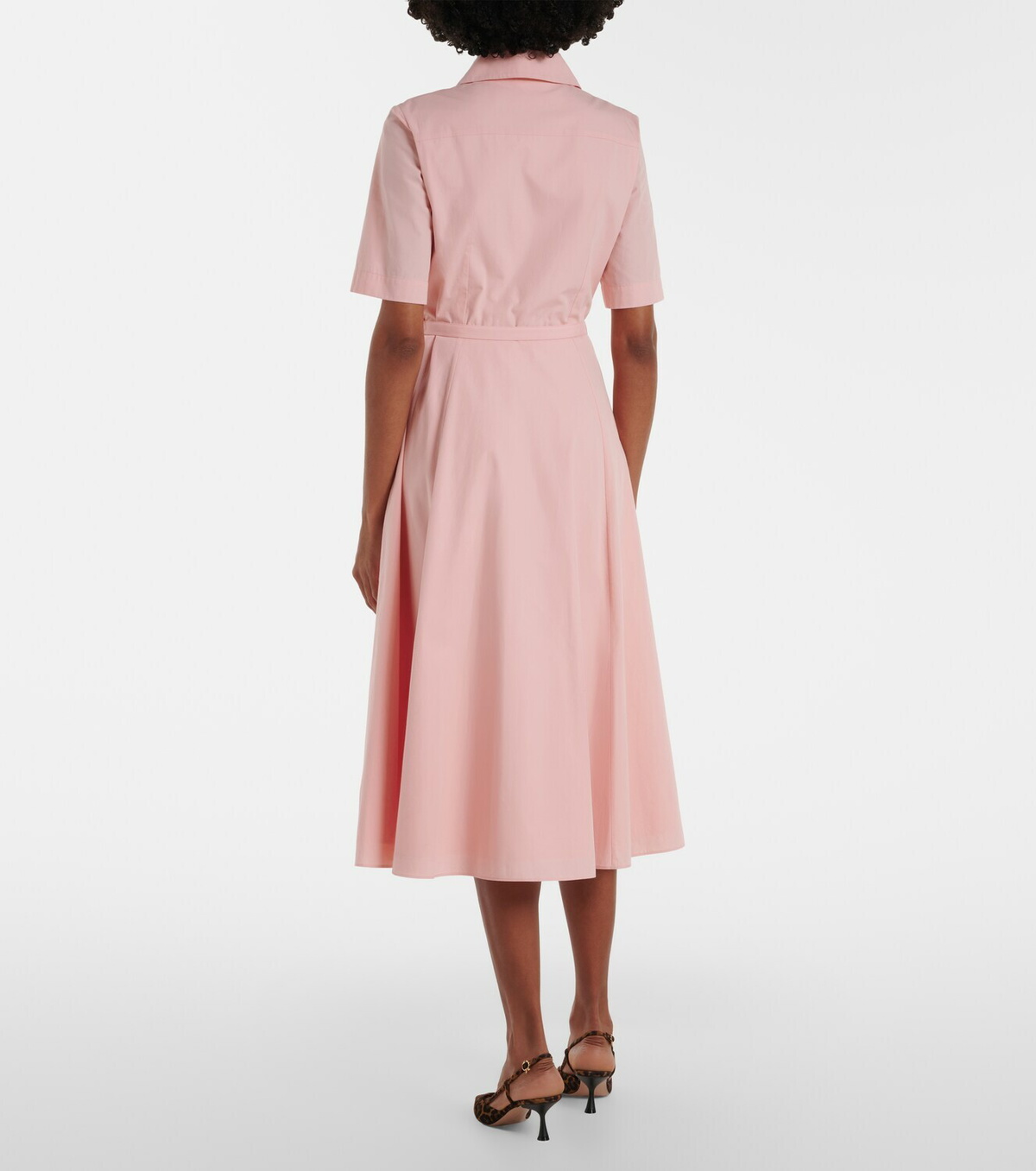 Emilia Wickstead Rubie belted cotton midi dress