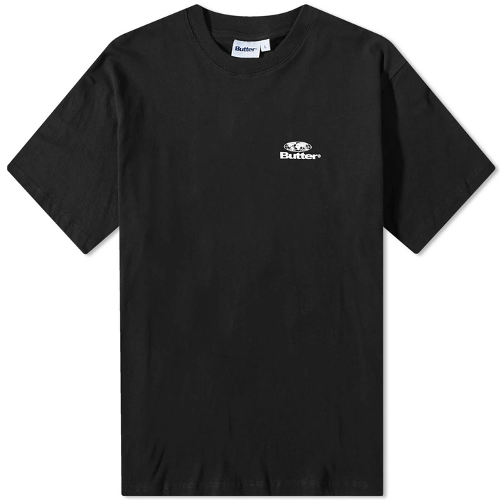 Photo: Butter Goods Men's Organic Puff Print T-Shirt in Black