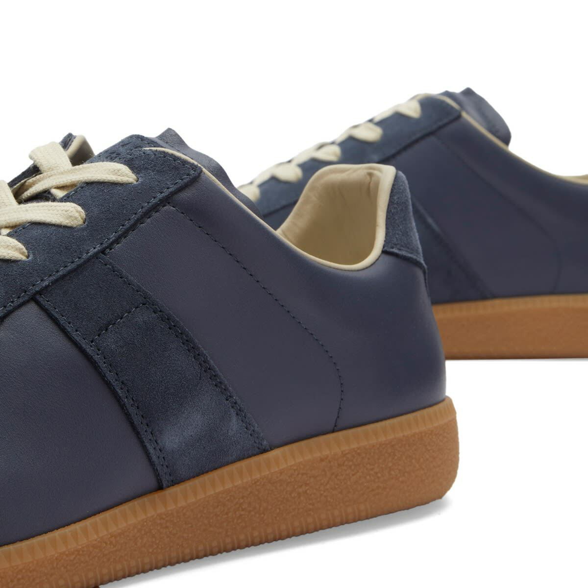 Maison Margiela Men's Classic Replica Sneakers in Pewter