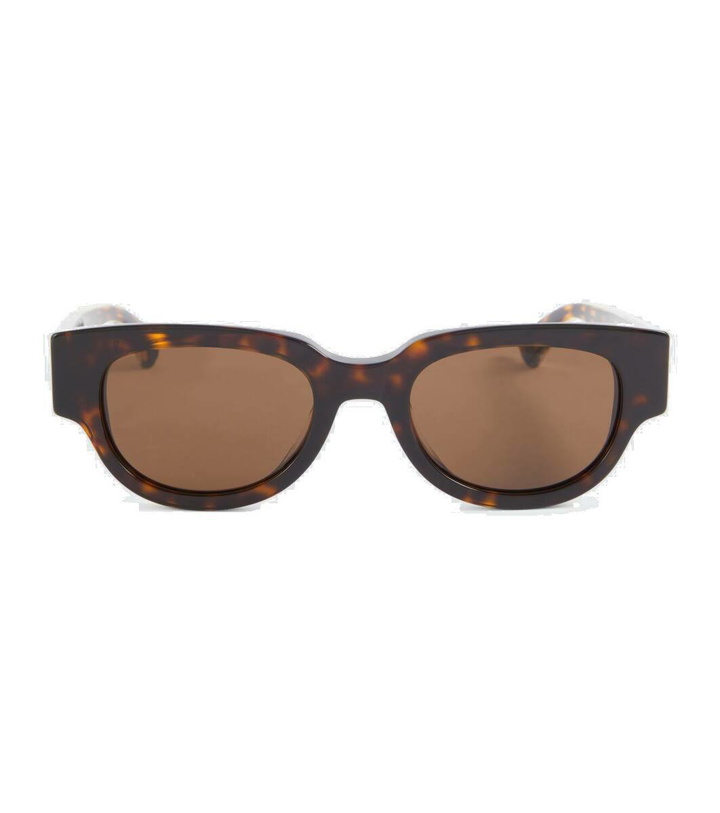 Photo: Bottega Veneta Tortoiseshell oval sunglasses