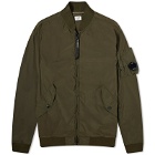 C.P. Company Men's Nycra-R Bomber Jacket in Ivy Green