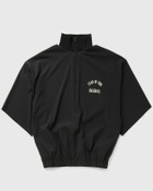 Fear of God Essentials MLB 3/4 SLEEVE HALF ZIP JACKET Black Mens Half-Zip