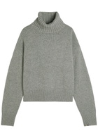 Extreme Cashmere N°434 Crop Xtra Roll-neck Cashmere Jumper - Grey - One Size