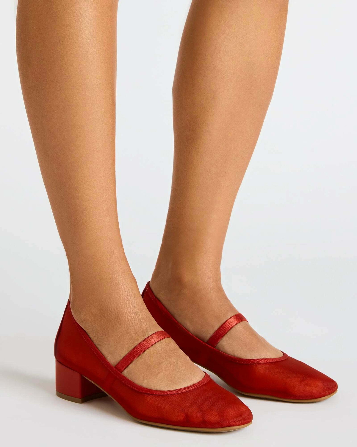 Steve Madden Mural Heels in Red