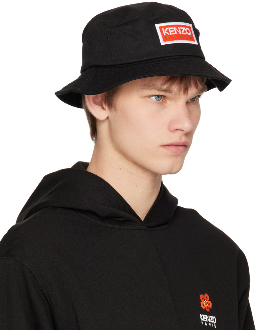 Kenzo Black Kenzo Paris Sun Bucket Hat Kenzo