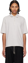 ZEGNA Beige Jacquard Polo