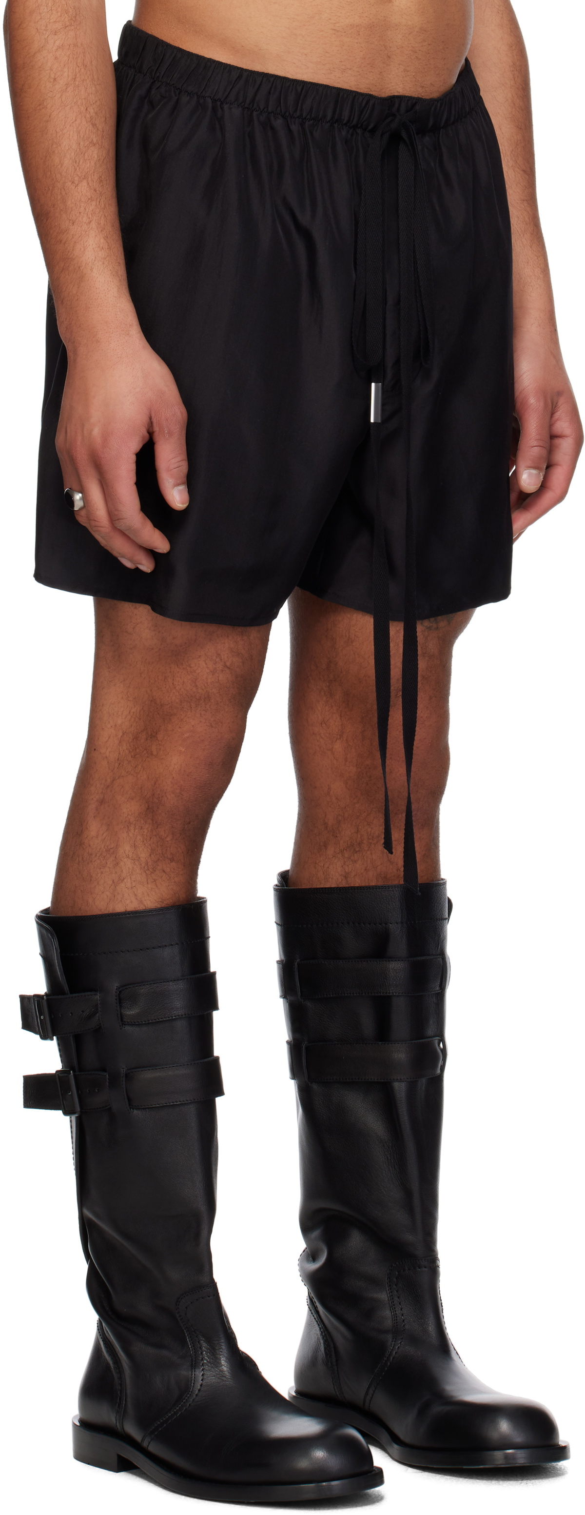 Ann Demeulemeester Black Jemi Shorts Ann Demeulemeester