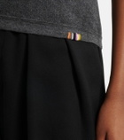 Extreme Cashmere Jerry halterneck cotton and cashmere top