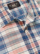 RRL - Wayne Slim-Fit Checked Cotton Shirt - Blue