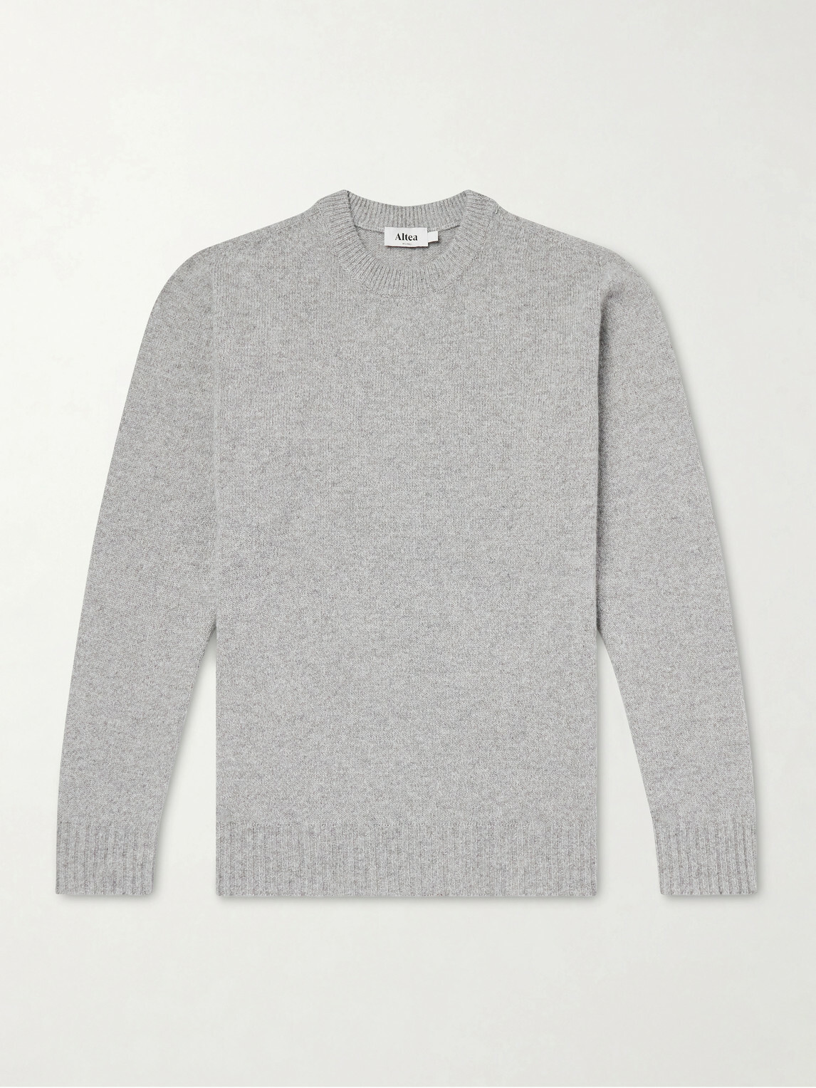 Altea - Wool and Cashmere-Blend Sweater - Gray