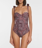 Johanna Ortiz Mystic printed swimsuit