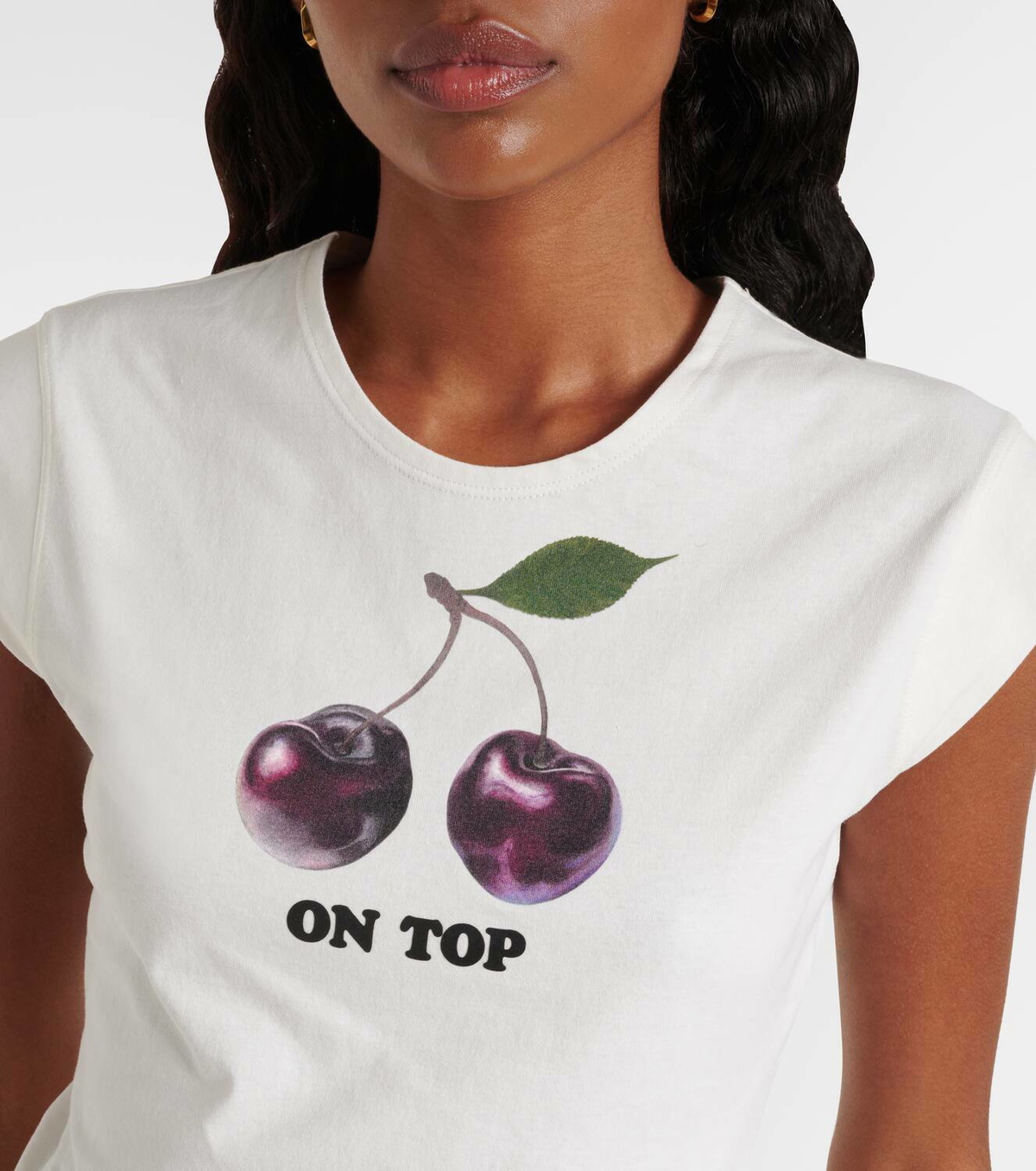 Stella McCartney Printed cotton jersey T-shirt