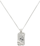Faris SSENSE Exclusive Silver Roca Tag Necklace