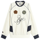 A Bathing Ape Men's Multi Logo Relaxed Fit Pullover in White