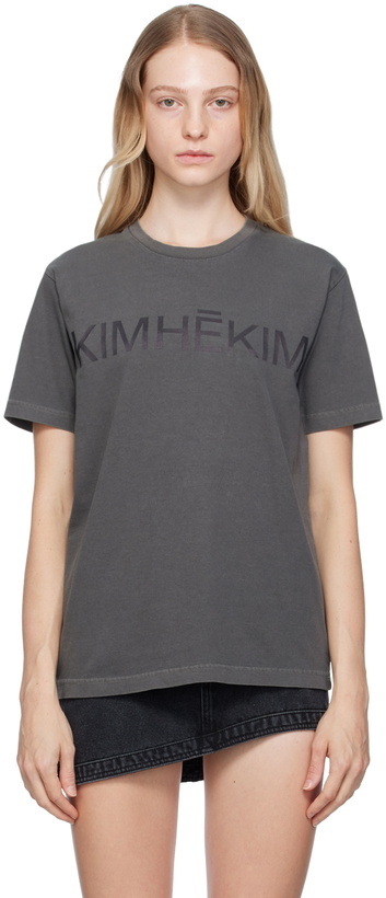 Photo: KIMHĒKIM Gray Faded T-Shirt